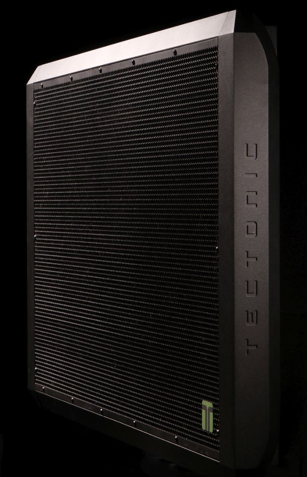 Flat panel commercial loudspeakers.